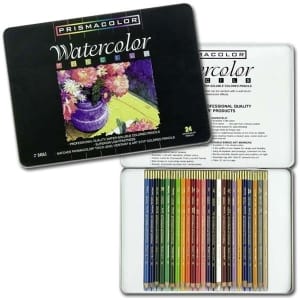 Prismacolor Watercolor Pencils - Set of 24 pencils