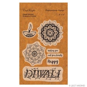 CrafTangles Photopolymer Stamps - Diwali Wishes