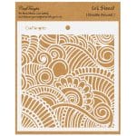 CrafTangles 6"x6" Stencil - Doodle Around