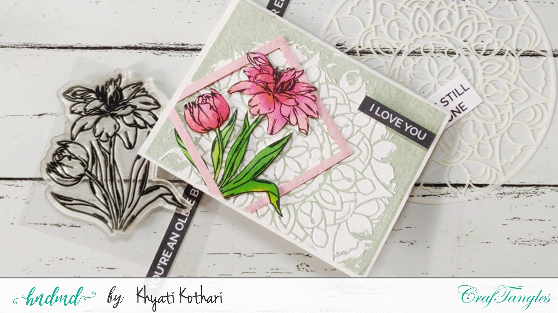 CrafTangles Sentiment Sheets - Love Sentiments 2 (2 sheets of A4) Card making master class card 15 1 Card-making-master-class-card-15-1