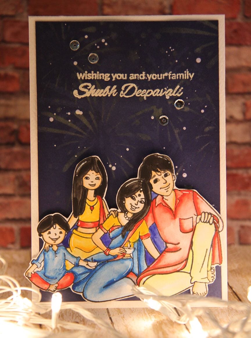 CrafTangles Photopolymer Stamps - Celebrating Diwali CelebratingDiwali2 CelebratingDiwali2