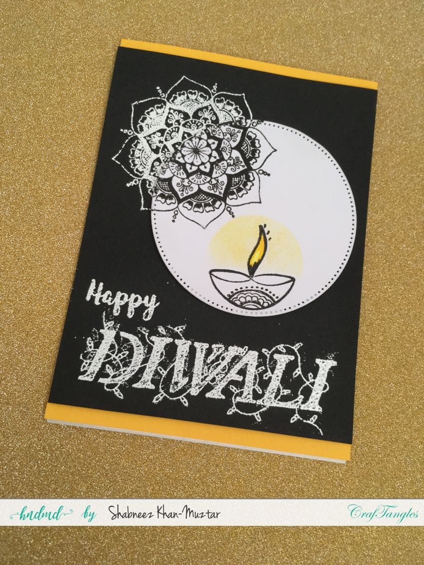 CrafTangles Photopolymer Stamps - Diwali Wishes DivaDivali DivaDivali