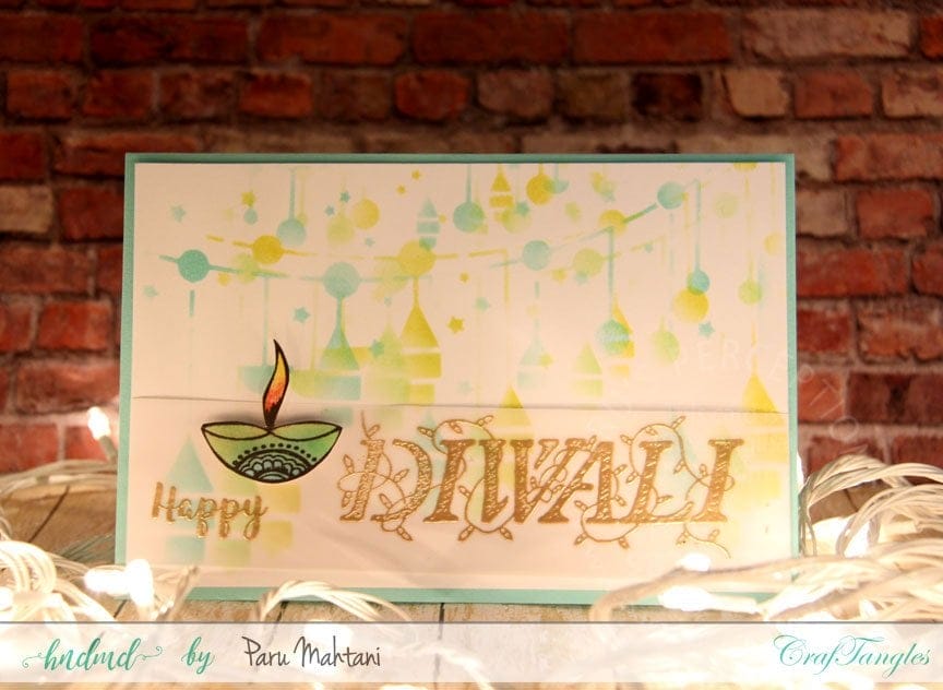 CrafTangles Photopolymer Stamps - Diwali Wishes DiwaliWishes1 DiwaliWishes1