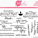 Mudra Craft Stamps - Diwali Sentiment