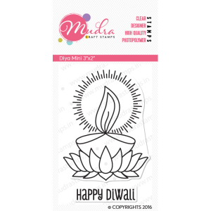 Mudra Craft Stamps - Diya Mini