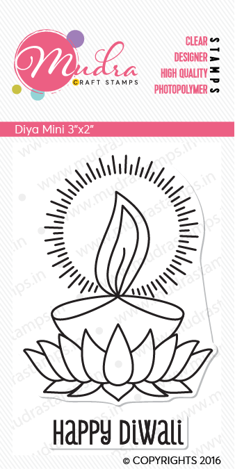 Mudra Craft Stamps - Diya Mini