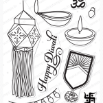 Mudra Craft Stamps - Festival of Lights