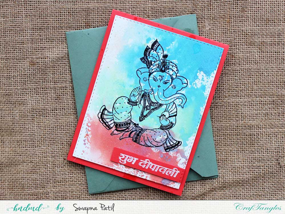 CrafTangles Photopolymer Stamps - Ganpati Bappa Ganpati2 Ganpati2