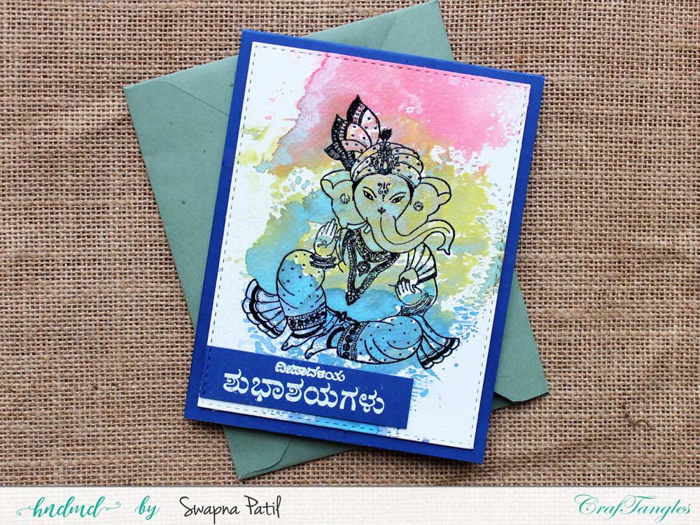 CrafTangles Photopolymer Stamps - Ganpati Bappa Ganpati3 Ganpati3
