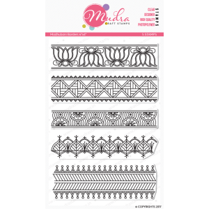 Mudra Craft Stamps - Madhubani Borders