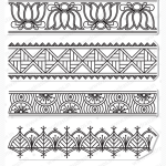 Mudra Craft Stamps - Madhubani Borders