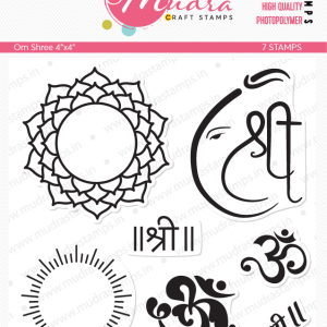 Mudra Craft Stamps - Om Shree
