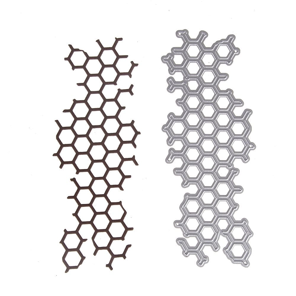 Steel Dies - Hexagon Pattern (Bee Hive) SD Steel Dies - Hexagon Pattern (Bee Hive)