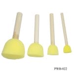 Foam or Sponge Brush Set (Pack of 4 pcs)