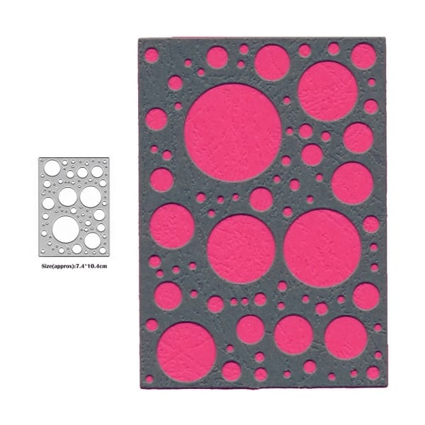 Steel Background Dies - Bubble Frame