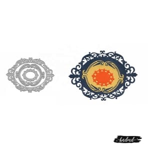 Steel Dies - Ornate Oval Frames (Set of 3 dies)
