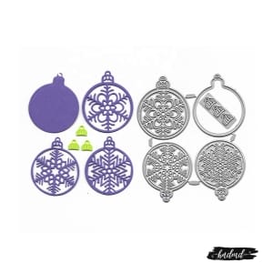 Steel Dies - Small Christmas Ornaments (Set of 5 dies)
