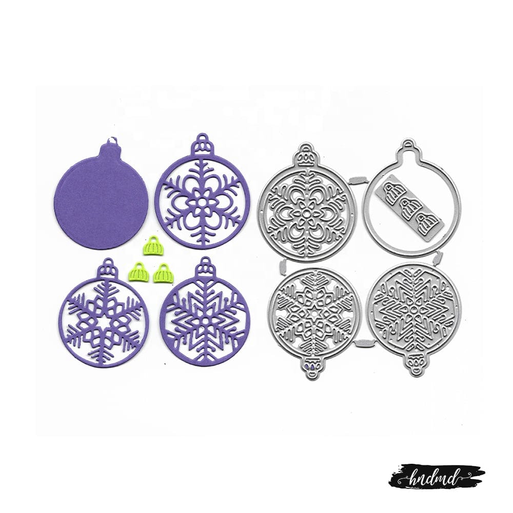 Steel Dies - Small Christmas Ornaments (Set of 5 dies)
