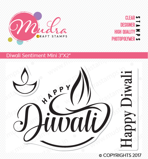 Mudra Craft Stamps - Diwali Mini Sentiment
