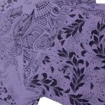 CrafTangles Cardstock Pack - Florals (Lavendar) - 8" by 8" (250 gsm)