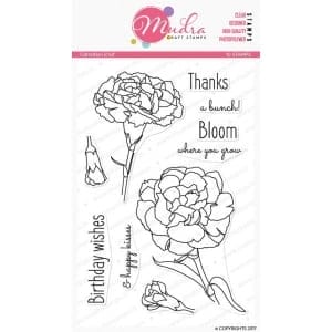Mudra Craft Stamps - Carnation