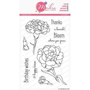 Mudra Craft Stamps - Carnation