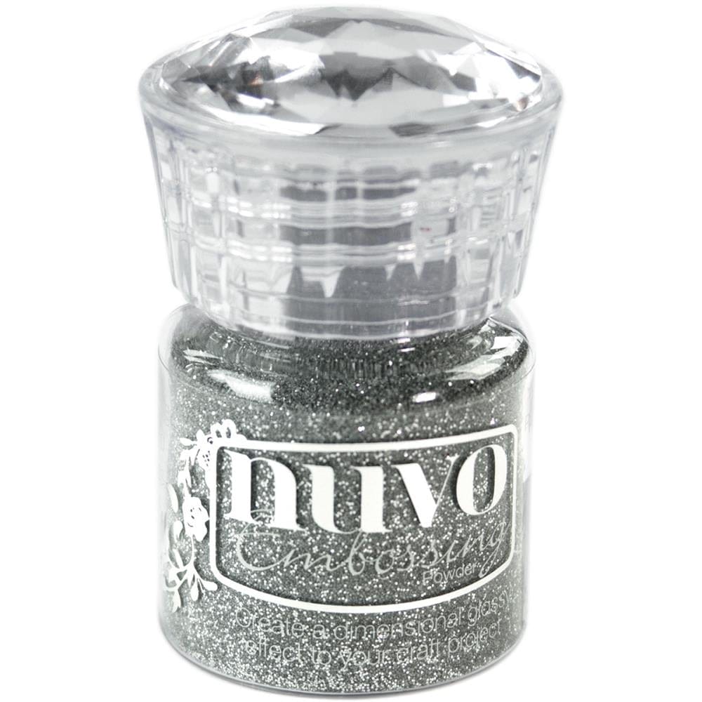 Nuvo Embossing Powder - Silver Moonlight (0.74 oz) nuvo embossing powder silver moonlight Nuvo Embossing Powder - Silver Moonlight (0.74 oz)