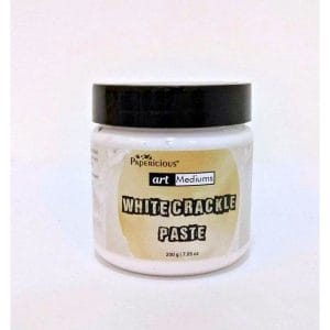 Papericious Art Mediums - White Crackle Paste