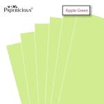 Papericious Apple Green cardstock (Set of 10 sheets) - 12" by 12" (250 gsm)