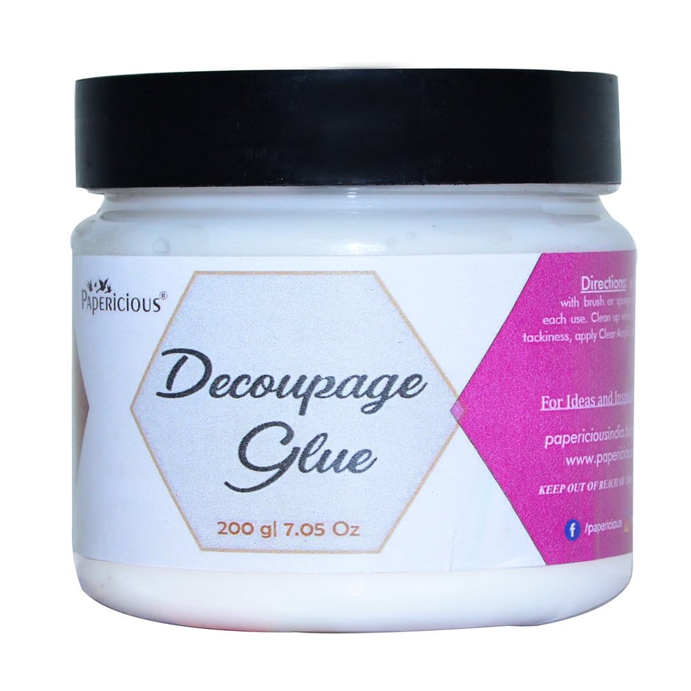 Papericious Decoupage Medium or Glue (200 gms) papericious deocupage medium Papericious Decoupage Medium or Glue (200 gms)