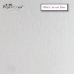 Papericious White Textured cardstock - Line (Set of 10 sheets) - 12" by 12" (250 gsm)