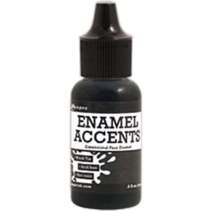 Ranger Enamel Accents - Black Tie (0.5 oz)