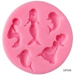 Mini Mermaids Silicone Clay Mould