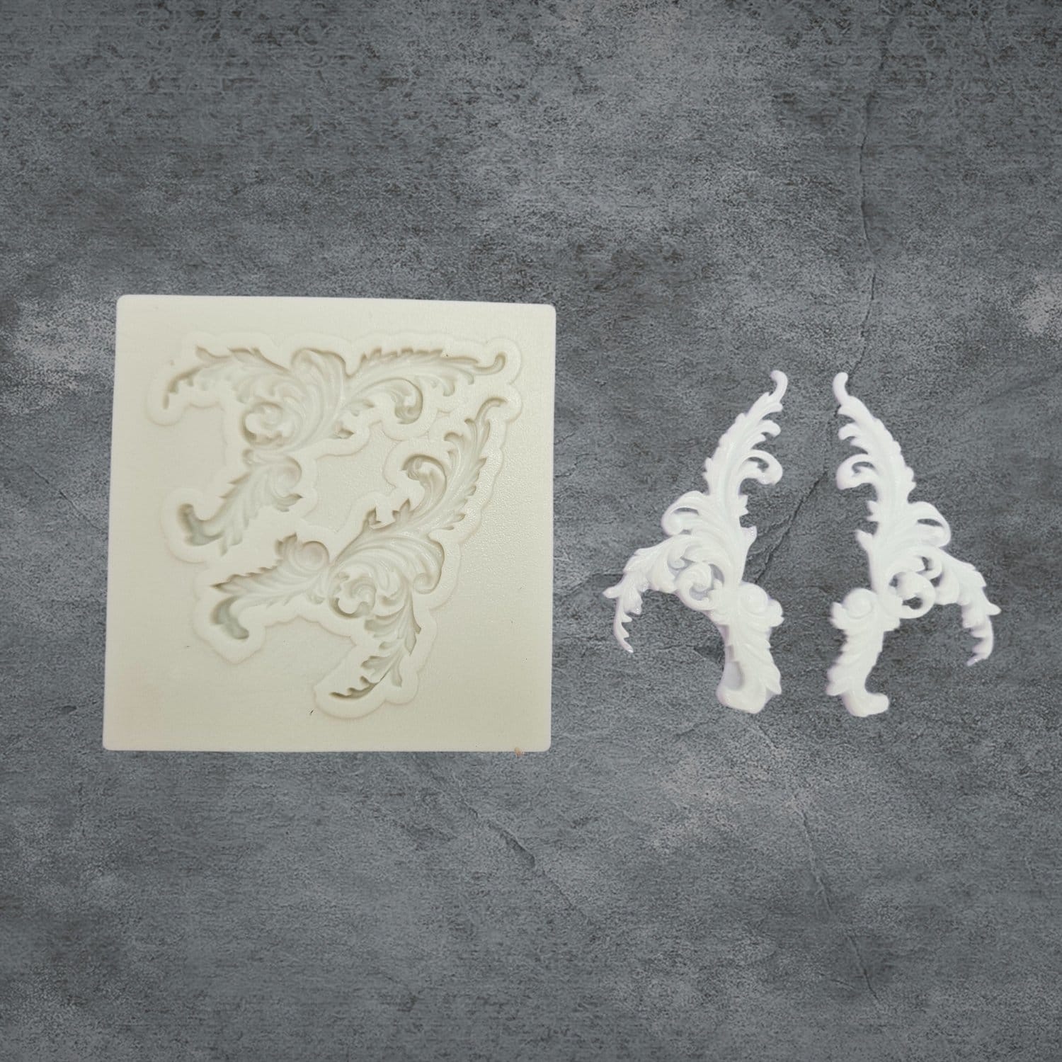 Small Flourishes Silicone Mould NSB 0029 silicone mould1 Small Flourishes Silicone Mould