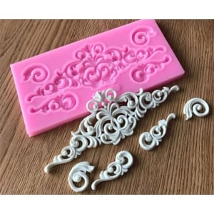 Different Flourishes Silicone Clay Mould