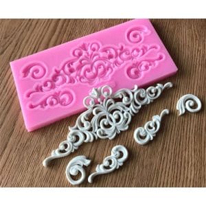 Different Flourishes Silicone Clay Mould