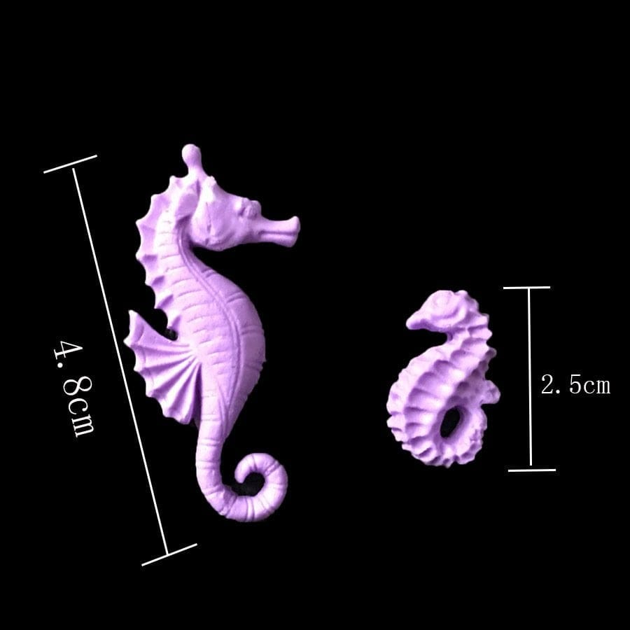 Sea Horses Silicone Clay Mould Silicone molds CAMOLD317 Sea Horses Silicone Clay Mould