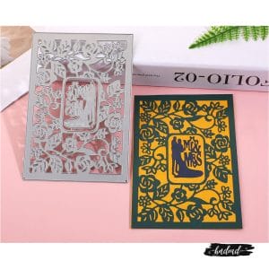 Steel Background Dies - Couple Grid (Set of 2 dies)