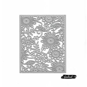 Steel Background Dies - Flower Grid (XY096)