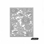 Steel Background Dies - Flower Grid (XY096)