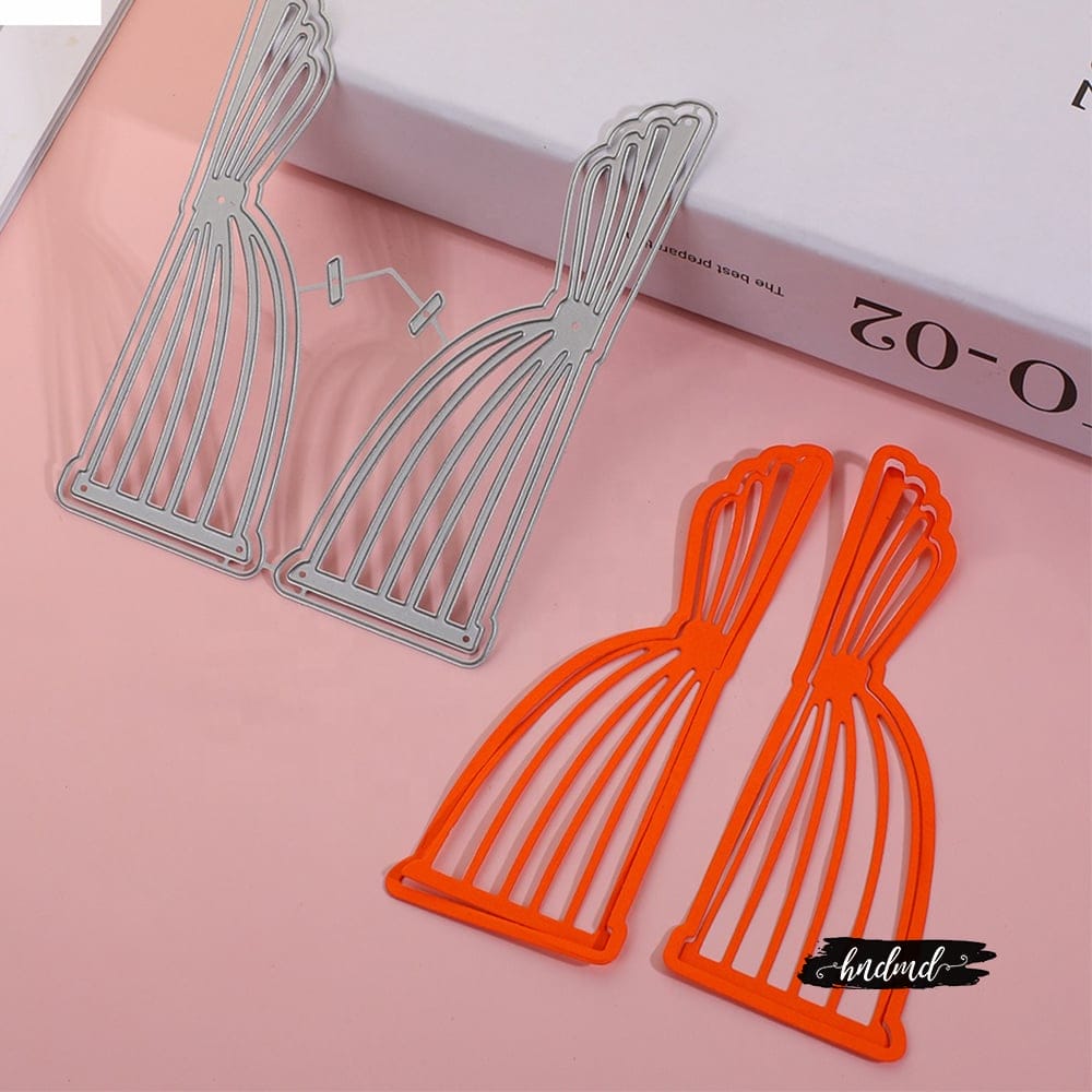 Steel Dies - Curtains (Set of 6 dies) XY357 steel cutting dies CraftAdda 1 XY357_steel_cutting_dies_CraftAdda_1