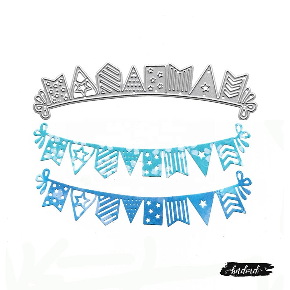 Steel Dies - Decorative Banner XY747 steel cutting dies CraftAdda Steel Dies - Decorative Banner