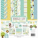 EchoPark paper pad - Bundle of Joy New Addition Boy Collection Kit (12 by 12 inch)