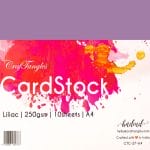 CrafTangles cardstock A4 (250 gsm) (Set of 10 sheets) - Liliac