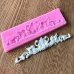 Flourish with Swans Silicone Clay Mould