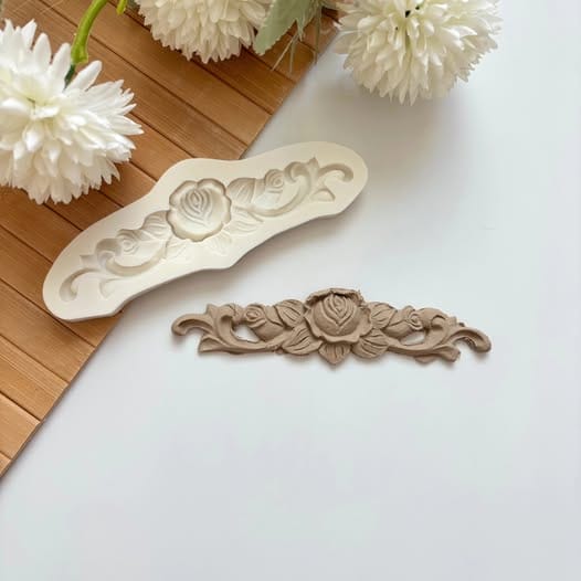 Rose Flourish Silicone Mould flower silicone mould ES 5003 Rose Flourish Silicone Mould