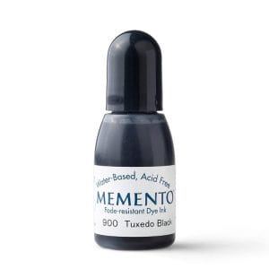 Memento Dye Ink Refill - Tuxedo Black (.5oz)