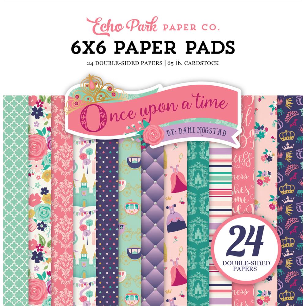 EchoPark paper pad - Once upon a time Princess (6by6 inch)