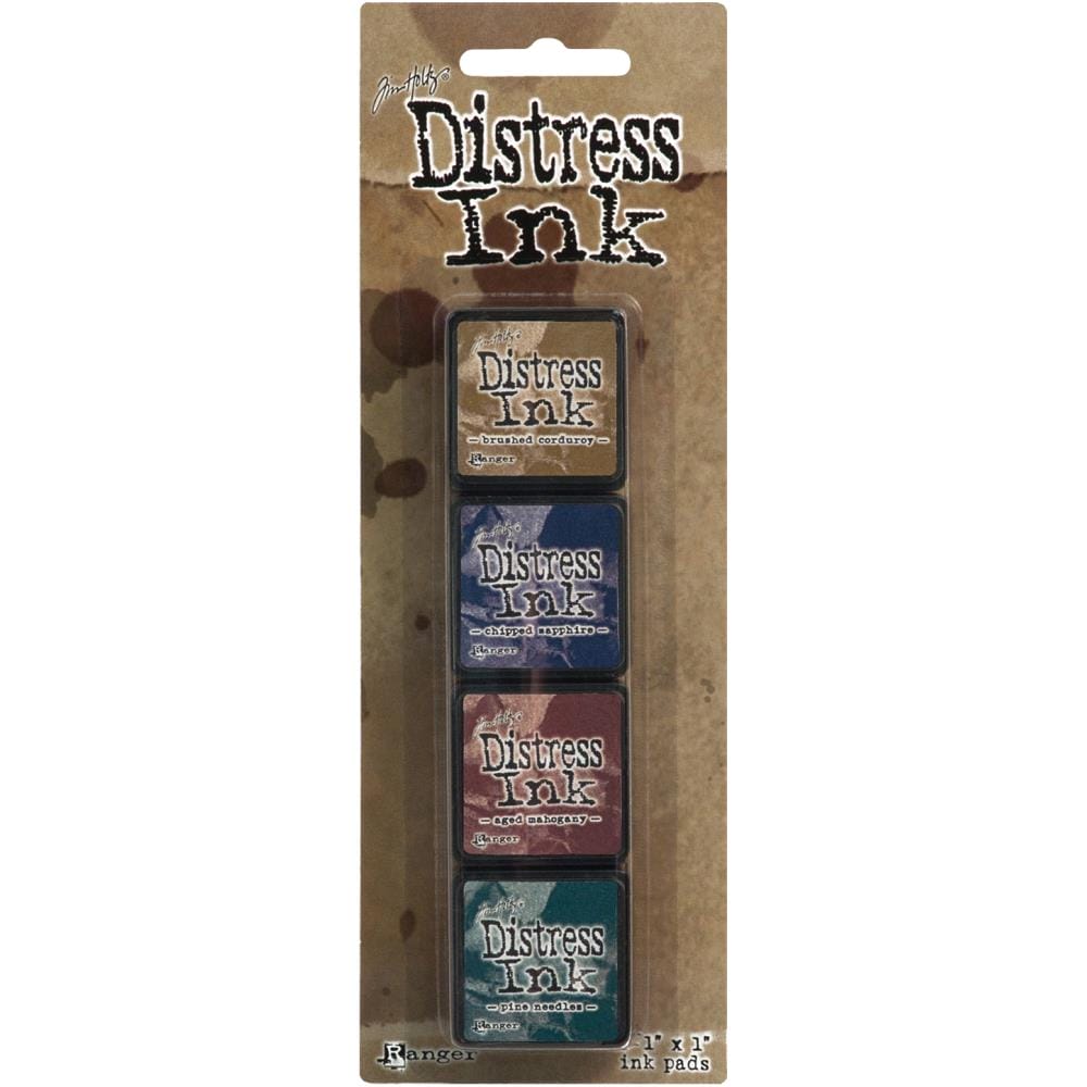 Tim Holtz Mini Distress Ink Pad Kit # 12 (Set of 4)