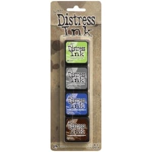 Tim Holtz Mini Distress Ink Pad Kit # 14 (Set of 4)